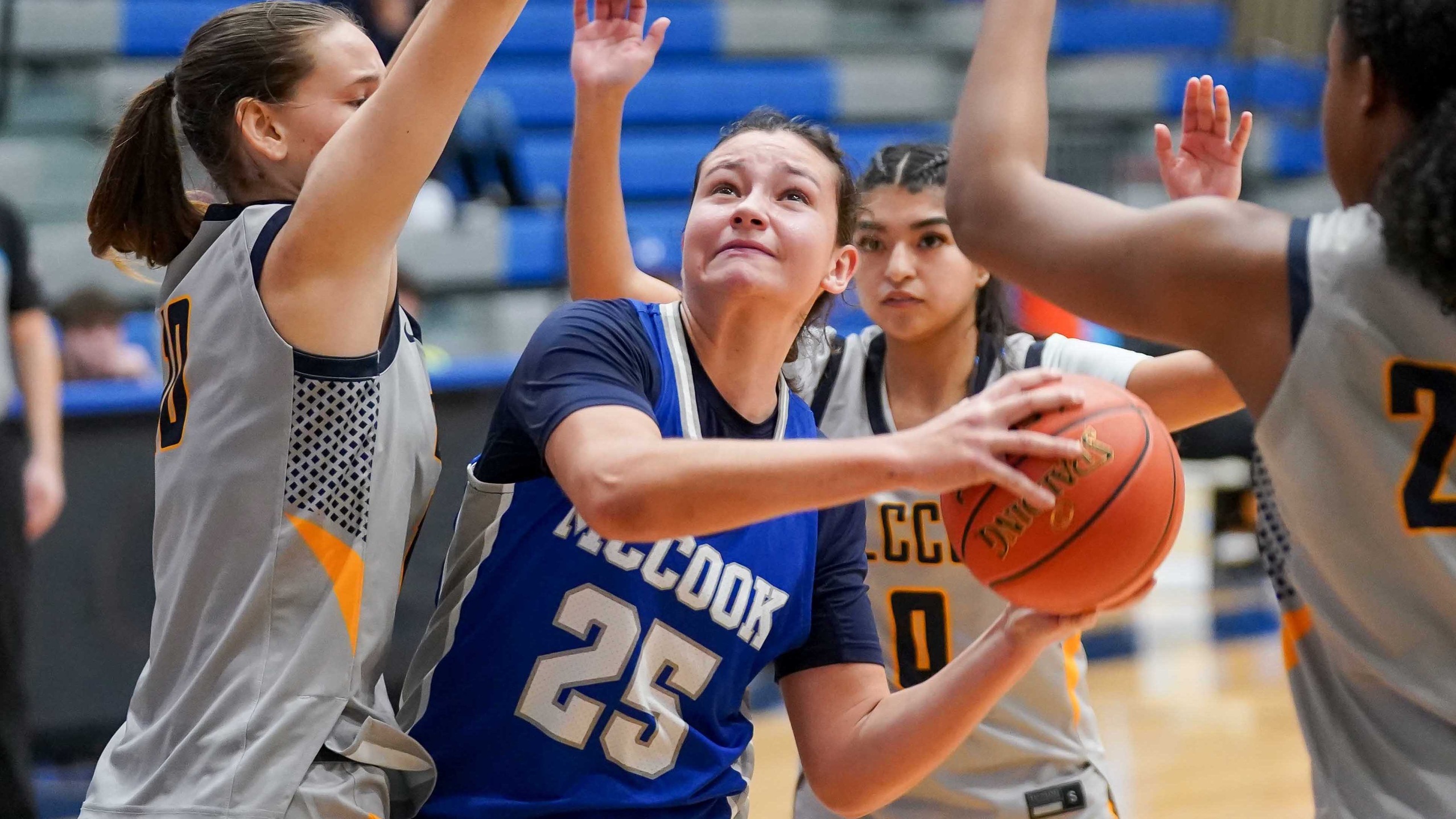 Top-seeded Lady Mustangs down MCC women 65-60